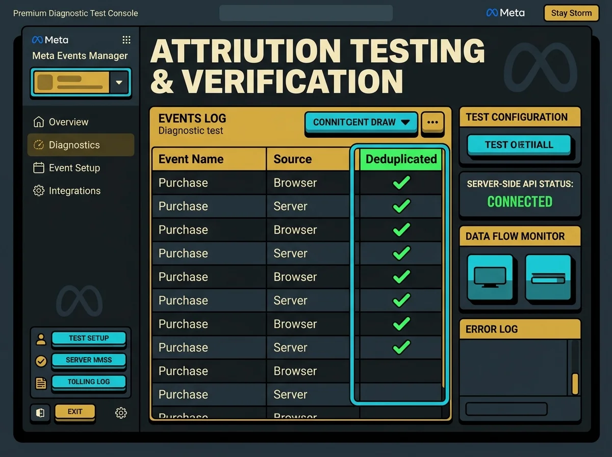Attribution Testing and Verification Console