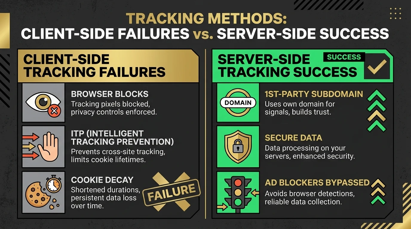 Client-Side vs Server-Side GTM Tracking