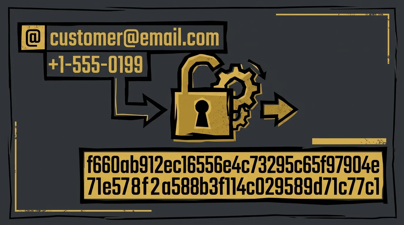 SHA-256 User Privacy Data Hashing
