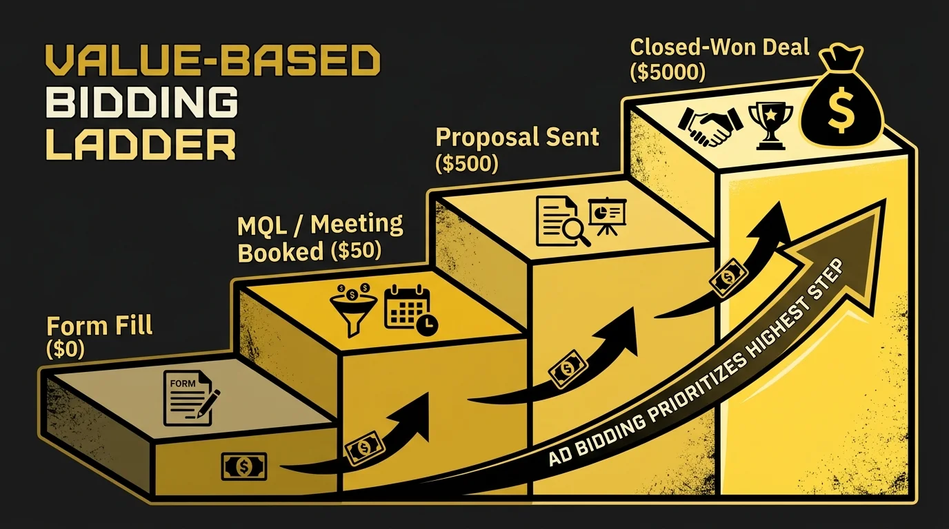 Value-Based Bidding Ladder Stages
