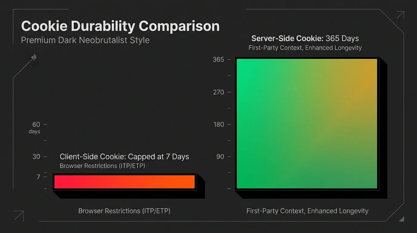 ITP Cookie Lifespan Comparison