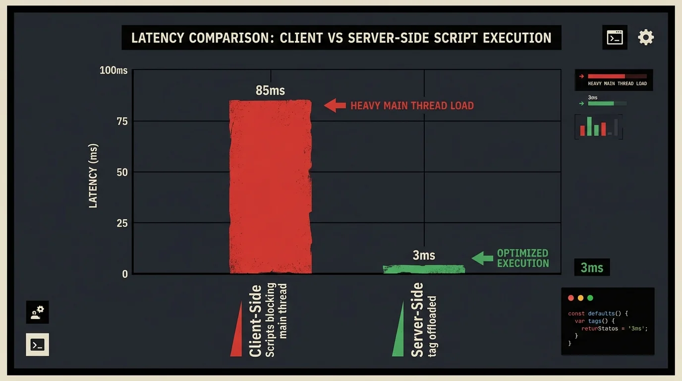 Browser main thread latency reduction